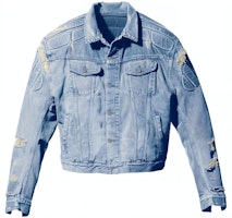 YEEZY x Gap x Balenciaga Triple Collaboration Armor Denim Jacket Blue Unisex. YEEZY-SS22-024 YEEZY x Gap x Balenciaga Triple Collaboration Armor Denim Jacket Blue Unisex. YEEZY-SS22-024