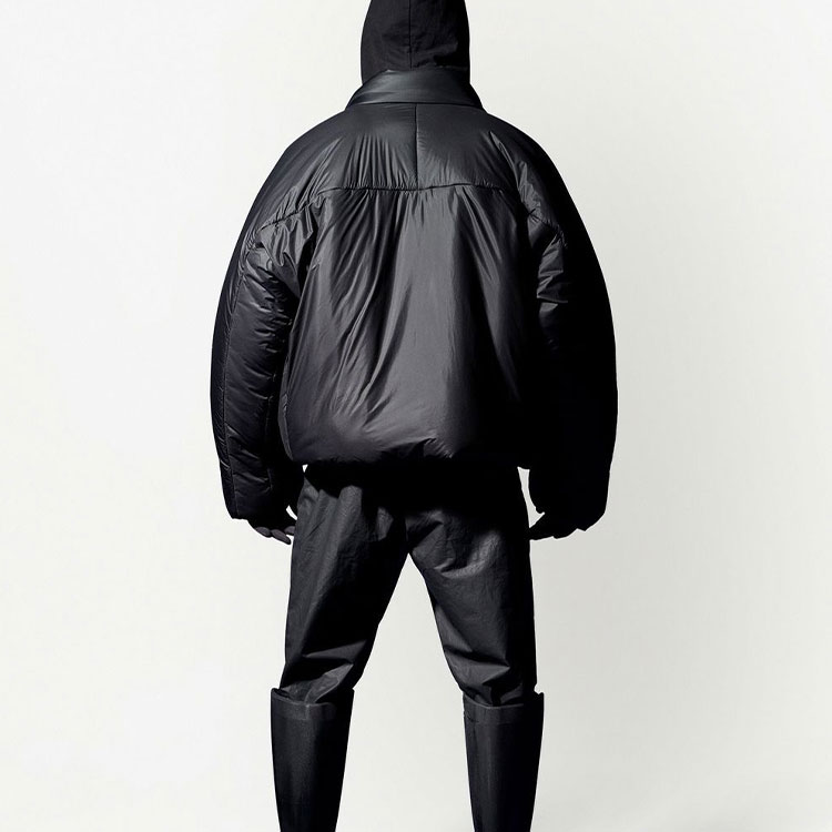 Purchase YEEZY x Gap x Balenciaga Jaket Puffer Hitam Lelaki Musim Sejuk Kolaborasi Triple. 720930TMO90