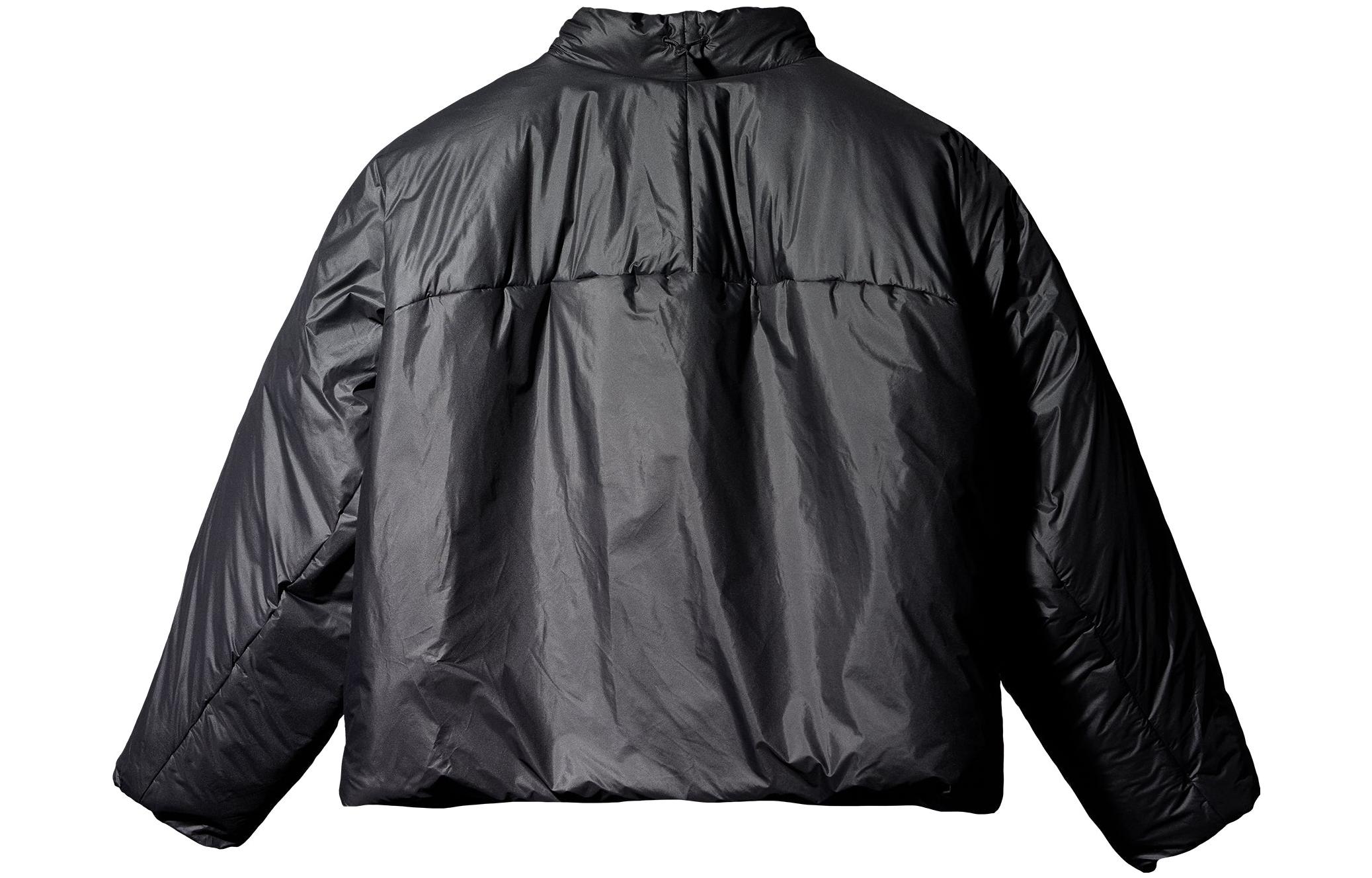 Lookbook Yeezy x GAP x Balenciaga Triple Collaboration Mock Neck Puffer Jacket Black Yeezy-SS22-060