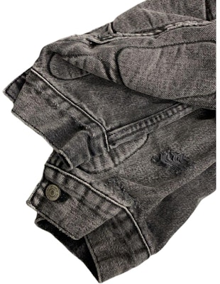 Chaqueta Unisex Yeezy x Gap x Balenciaga Gris Denim - Cómoda y Elegante con Cuello 471302-01-1 Lookbook Chaqueta Unisex Yeezy x Gap x Balenciaga Gris Denim - Cómoda y Elegante con Cuello 471302-01-1