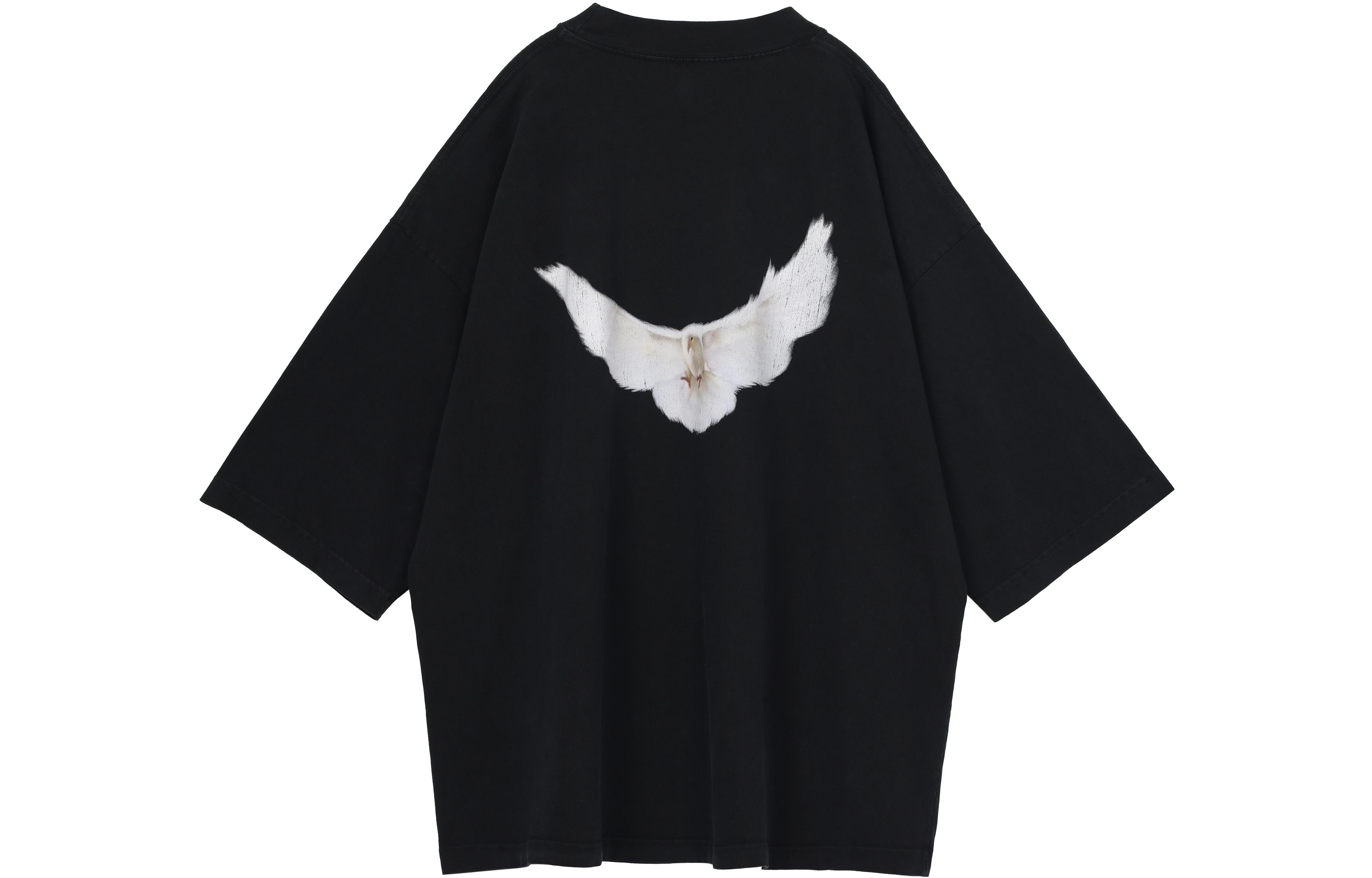 Order YEEZY x Gap x Balenciaga Baju 3/4 Hitam Dove Print Unisex YEEZY-SS22-002