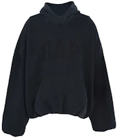 Lookbook YEEZY x Gap x Balenciaga Washed Black Hoodie Unisex - Kanye Concert Edition. YEEZY-SS22-009