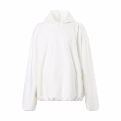 YEEZY Gap Balenciaga White Logo Hoodie Unisex Loose Fit Pullover. YEEZY-SS22-005