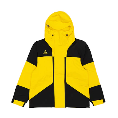 Yellow/Black Nike ACG Gore-tex Waterproof Zippered Hooded Jacket BQ7195-728
