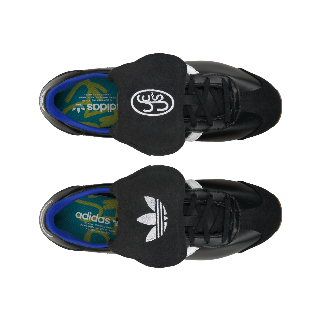 Purchase YESEYESEE x adidas Country OG ''Hitam Biru'' JR2599
