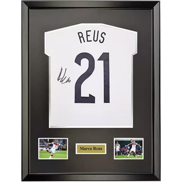 Yipai Marco Reus Autographed Germany Jersey 2014 World Cup with SA Certificate Framed. 13792561