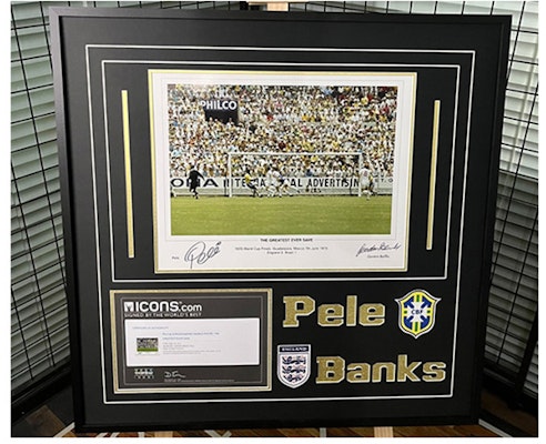 Yipai Pelé Banks 1970 World Cup Save Photo with Icons Certificate - Soccer Collectible 6479939 Buy Yipai Pelé Banks 1970 World Cup Save Photo with Icons Certificate - Soccer Collectible 6479939