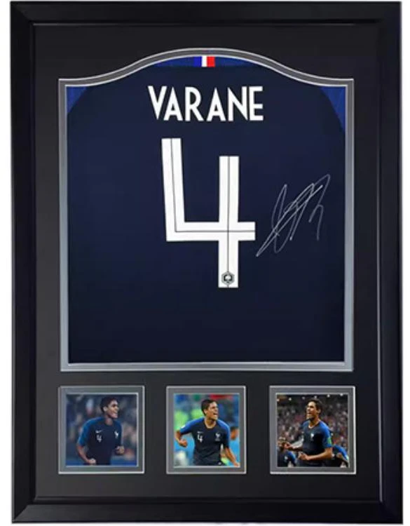 yipai-raphael-varane-signed-jersey-2018-world-cup-france-with-sa-cert-framed-collectible-13794177