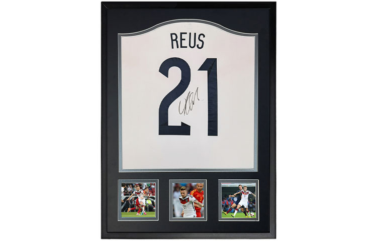 Yipai Royce Signed 2014 Germany World Cup Jersey Framed with SA Certificate. 3035136