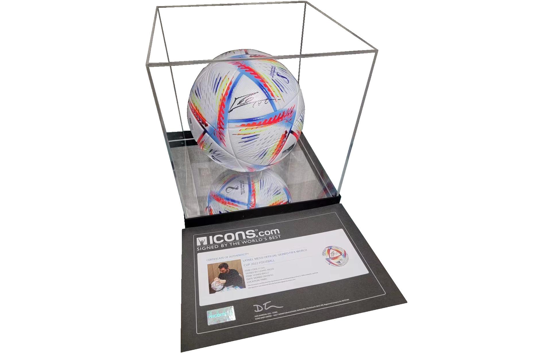 Yipai Yipai Lionel Messi Autographed Soccer Ball - World Cup Size 5 Fan Merchandise 3671996