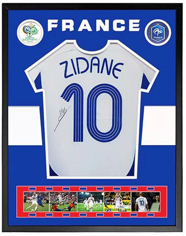 yipai-zidane-2006-france-world-cup-signed-jersey-with-sa-certificate-display-frame-8939978
