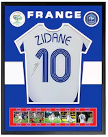 Yipai Zidane 2006 France World Cup Signed Jersey with SA Certificate Display Frame 8939978 Yipai Zidane 2006 France World Cup Signed Jersey with SA Certificate Display Frame 8939978
