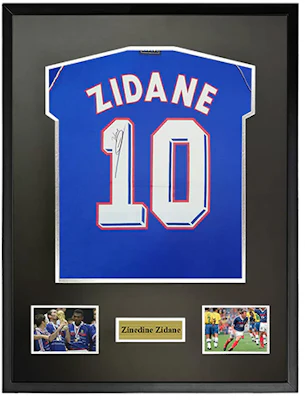 Yipai Zinedine Zidane Autographed 1998 FIFA World Cup France Jersey Framed (SA Cert). 8939970 Buy Yipai Zinedine Zidane Autographed 1998 FIFA World Cup France Jersey Framed (SA Cert). 8939970