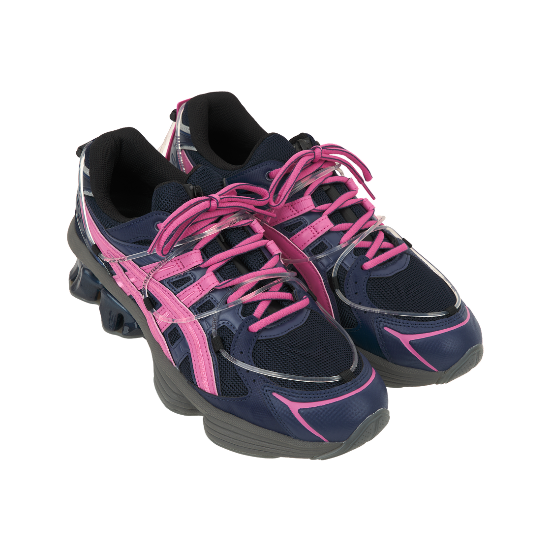 Shop YOASOBI x ASICS Gel-Kinetic Fluent 'Navy Pink' 1203A837-400