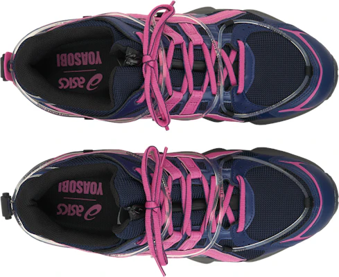 YOASOBI x ASICS Gel-Kinetic Fluent ''Navy Pink'' Sepatu Sneakers 1203A837-400 Details for YOASOBI x ASICS Gel-Kinetic Fluent ''Navy Pink'' Sepatu Sneakers 1203A837-400