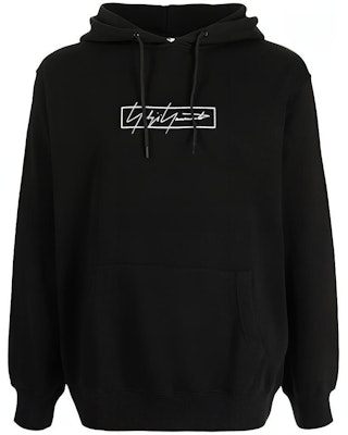 ヨウジヤマモト ブラック ロゴプリント ロングスリーブ フーディー. HX-T84-984 Buy ヨウジヤマモト ブラック ロゴプリント ロングスリーブ フーディー. HX-T84-984