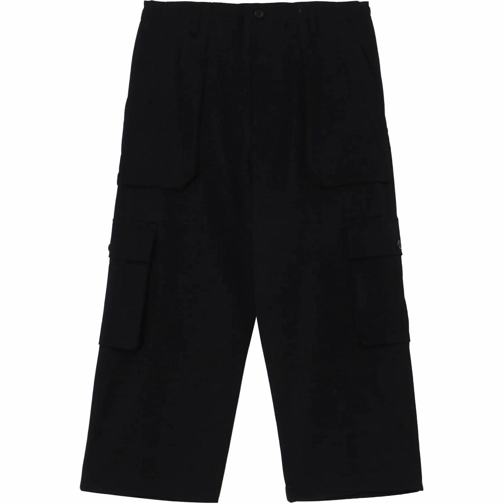 Order ヨウジヤマモト ルーズフィット ブラックカーゴパンツ FW24. HP-P60-100-2