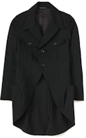 Yohji Yamamoto Asymmetrical Long Sleeve Jacket Black YD-J03-100-1 Yohji Yamamoto Asymmetrical Long Sleeve Jacket Black YD-J03-100-1