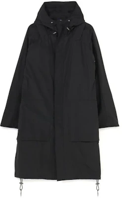 山本耀司黑色中長款拉鍊連帽外套 YQ-C40-031-2 Buy 山本耀司黑色中長款拉鍊連帽外套 YQ-C40-031-2