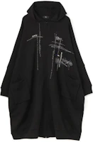 Yohji Yamamoto Black Rhinestone Print Long-Sleeve Sweatshirt Unisex YK-T03-960-1 Yohji Yamamoto Black Rhinestone Print Long-Sleeve Sweatshirt Unisex YK-T03-960-1