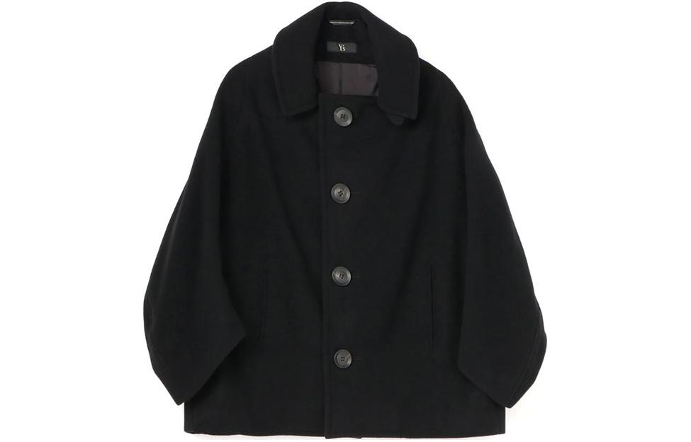 Yohji Yamamoto Black Single-Breasted Long-Sleeve Jacket YK-C18-125-2-02