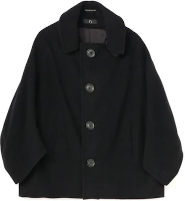 Yohji Yamamoto Jaket Hitam Lengan Panjang Single-Breasted YK-C18-125-2-02 Buy Yohji Yamamoto Jaket Hitam Lengan Panjang Single-Breasted YK-C18-125-2-02