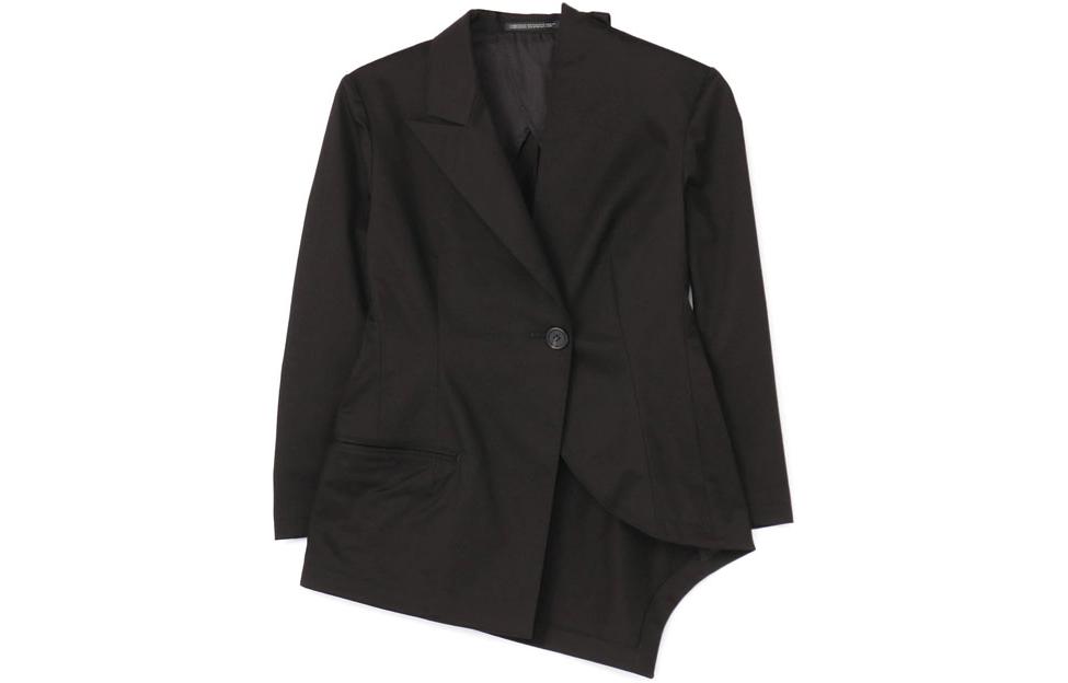 Yohji Yamamoto Black Single-Button Loose-Fit Long Sleeve Jacket FX-J27-015-1