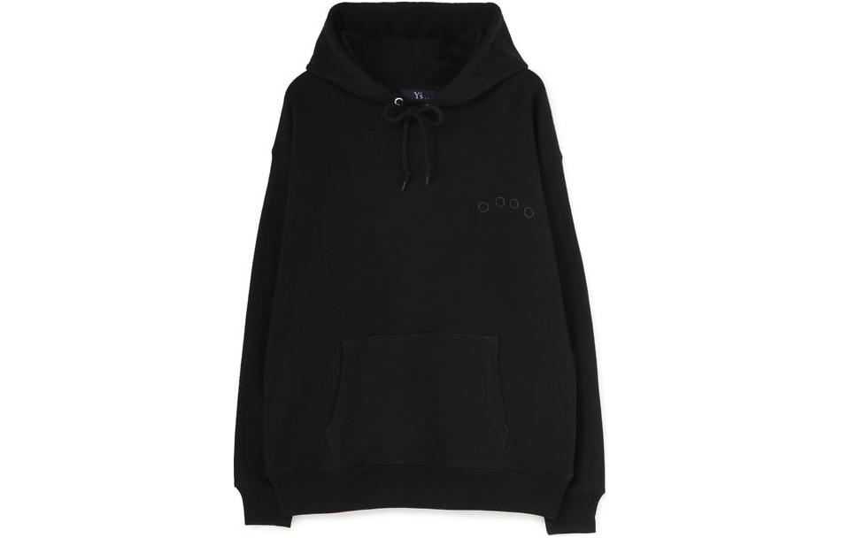 Yohji Yamamoto Black Unisex Solid Long-Sleeve Hoodie YQ-T44-034-2-03