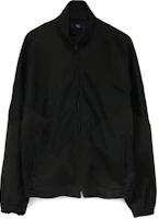 Yohji Yamamoto Black Zip-Up Stand Collar Jacket YX-T41-935-2 Yohji Yamamoto Black Zip-Up Stand Collar Jacket YX-T41-935-2
