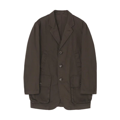 Yohji Yamamoto Brown Workwear Bag Single-Breasted Jacket HJ-J99-040-1