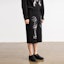 Details for ヨウジヤマモト FW21 シルク インク スケッチ クロップドパンツ メンズ ブラック HX-P40-834-01