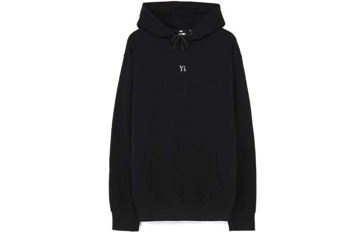 Yohji Yamamoto FW21 Unisex Black Hooded Pullover Sweatshirt YX-T27-078