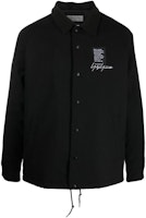Yohji Yamamoto FW22 Letter Logo Shirt Jacket Black Menswear HE-Y90-513-1 Yohji Yamamoto FW22 Letter Logo Shirt Jacket Black Menswear HE-Y90-513-1