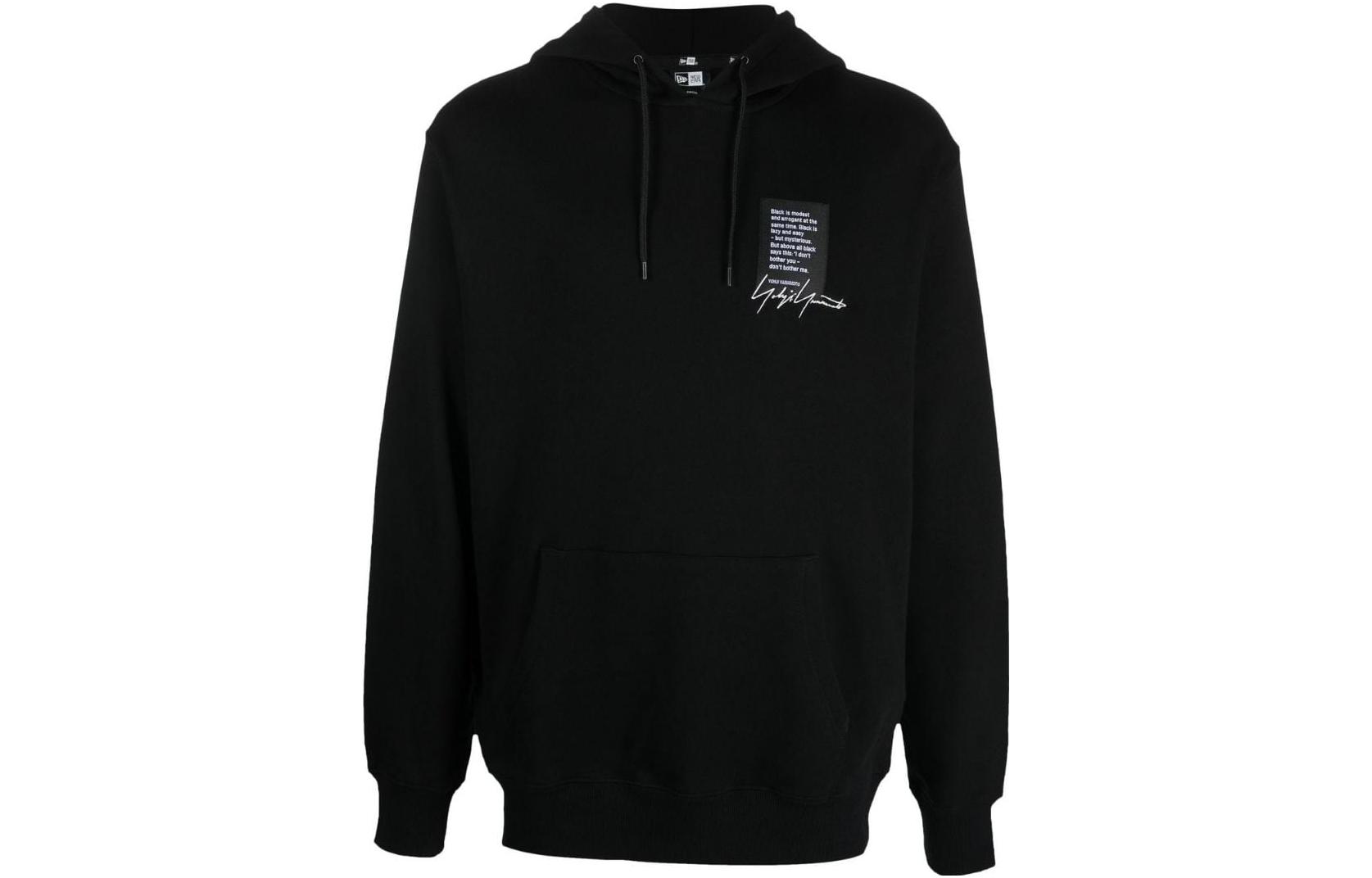 Yohji Yamamoto FW22 Logo Embroidered Long Sleeve Jacket Black HET94088BLACK