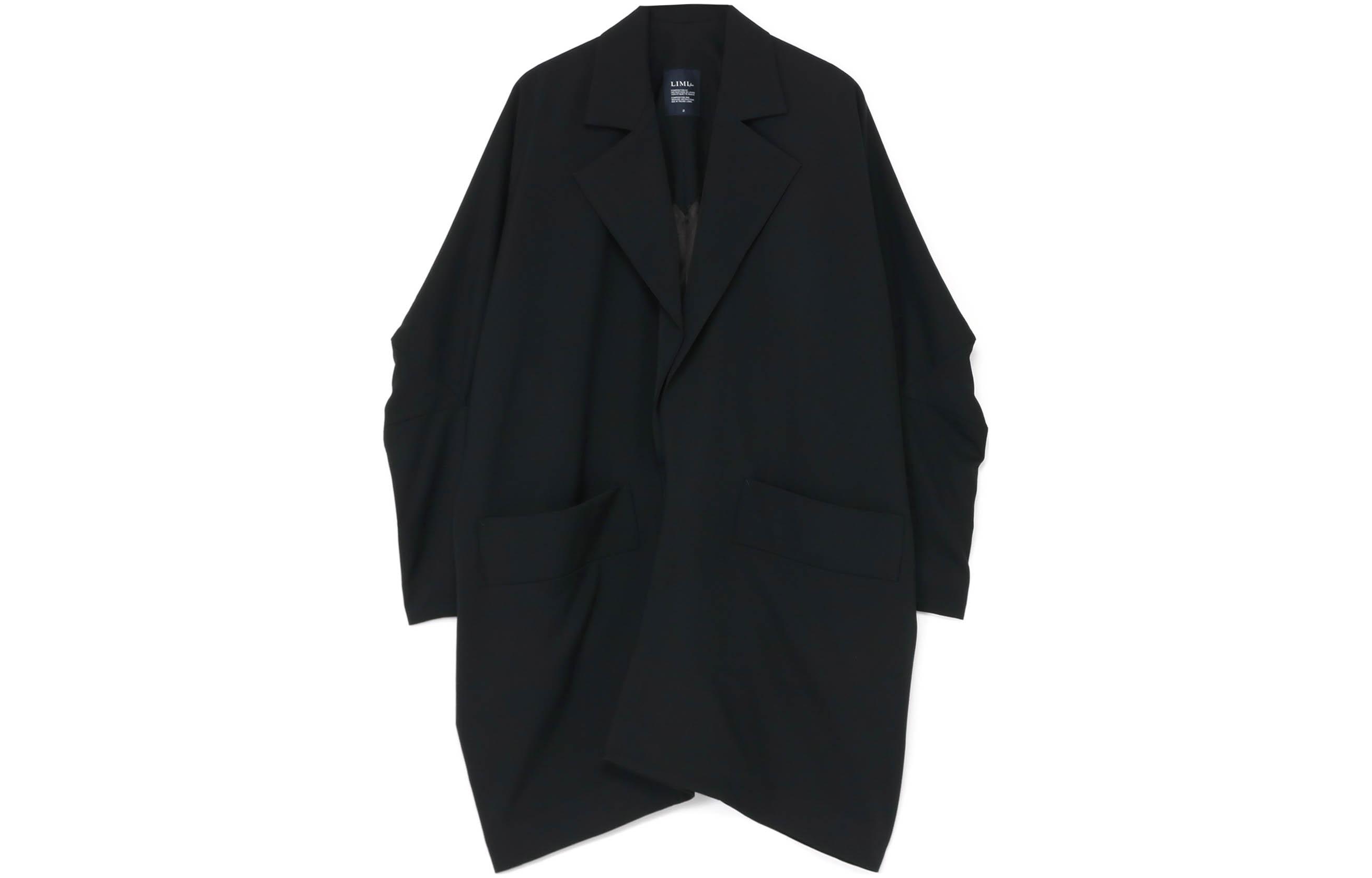 Yohji Yamamoto FW22 Solid Single-Breasted Casual Jacket Black LA-J21-111-1