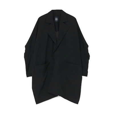 Yohji Yamamoto FW22 Solid Single-Breasted Casual Jacket Black LA-J21-111-1