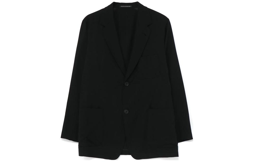 Yohji Yamamoto FW23 Black Single-Breasted Suit Jacket HX-J88-152-1