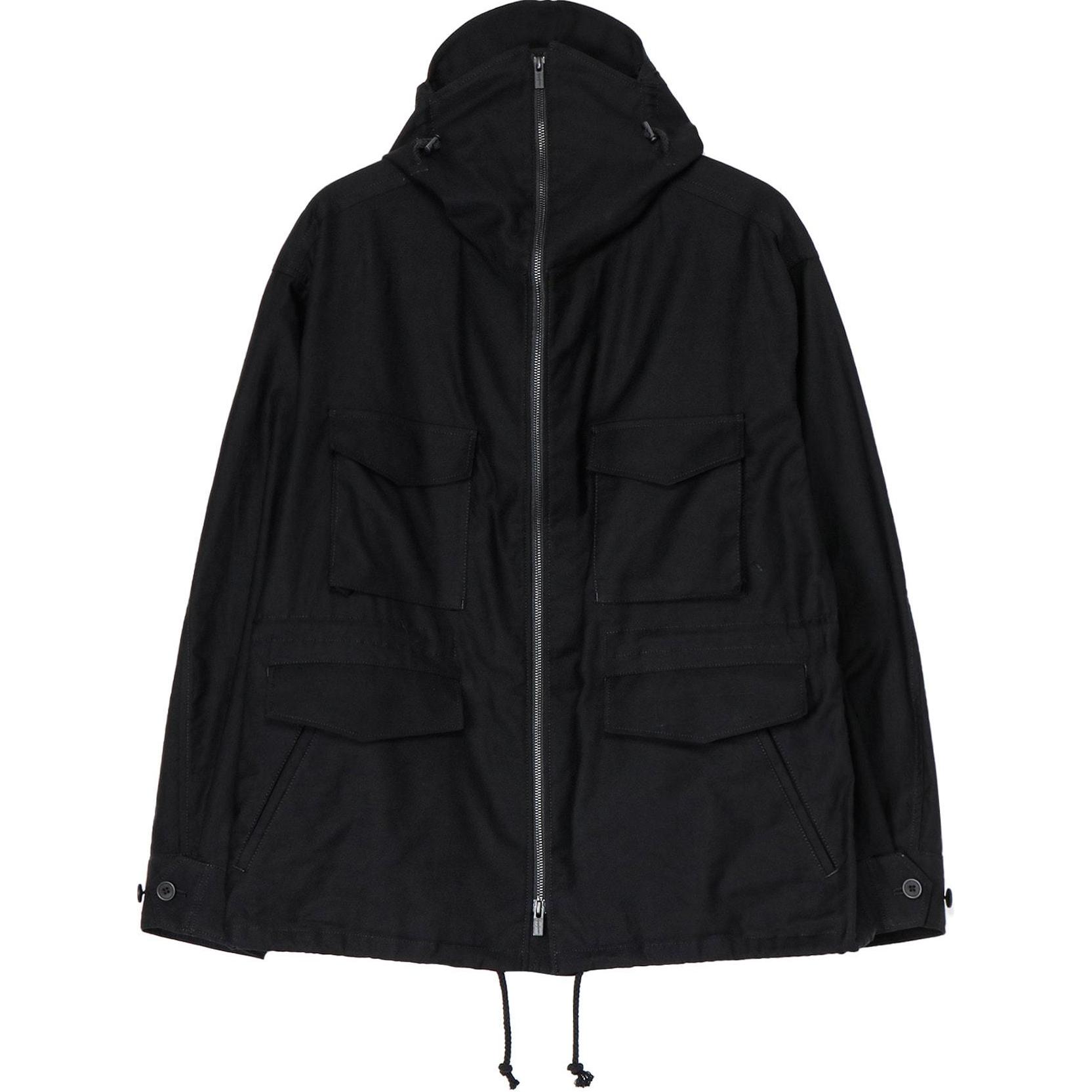 Yohji Yamamoto FW24 Multi-Pocket Loose Fit Hoodie Black Edition HO-Y01-002-1