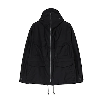 Yohji Yamamoto FW24 Multi-Pocket Loose Fit Hoodie Black Edition HO-Y01-002-1