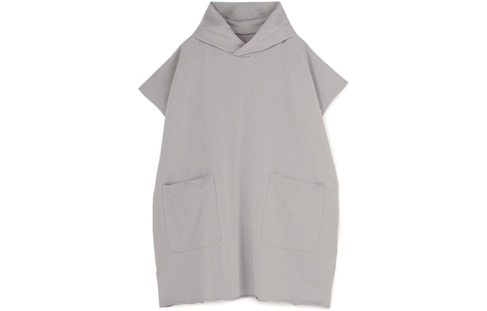 Yohji Yamamoto Gray Sleeveless Mid-Length Hoodie Unisex YQ-T05-671-1