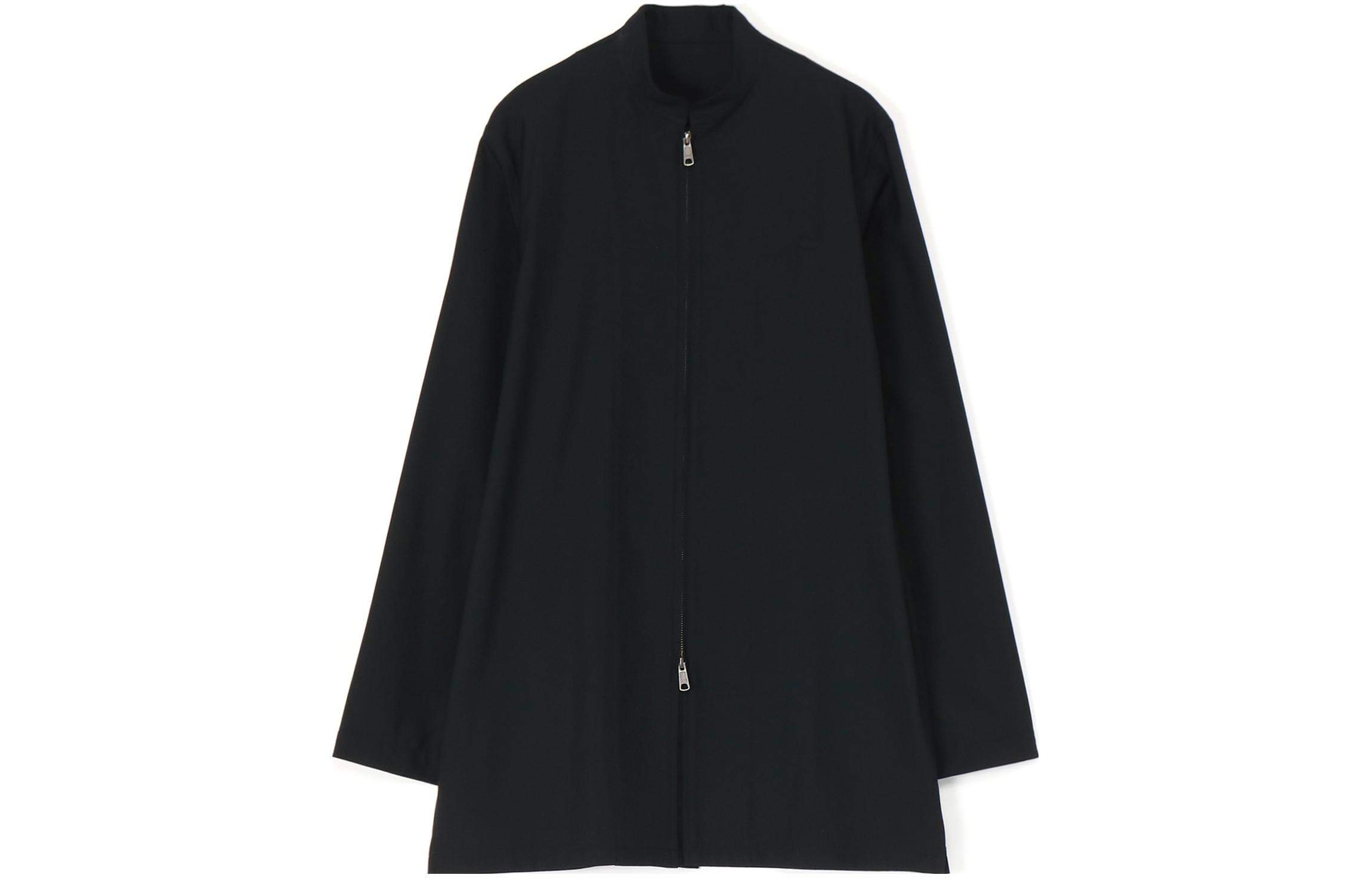 Yohji Yamamoto Ground Y FW23 Black Zip-Up Long Sleeve Jacket Unisex GJ-B10-100-1