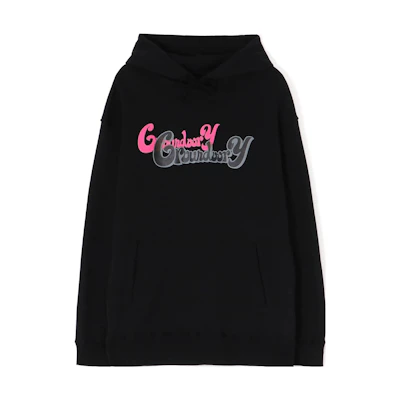 Yohji Yamamoto Ground Y FW23 Letter Print Hoodie Unisex Black GJ-T52-071-2