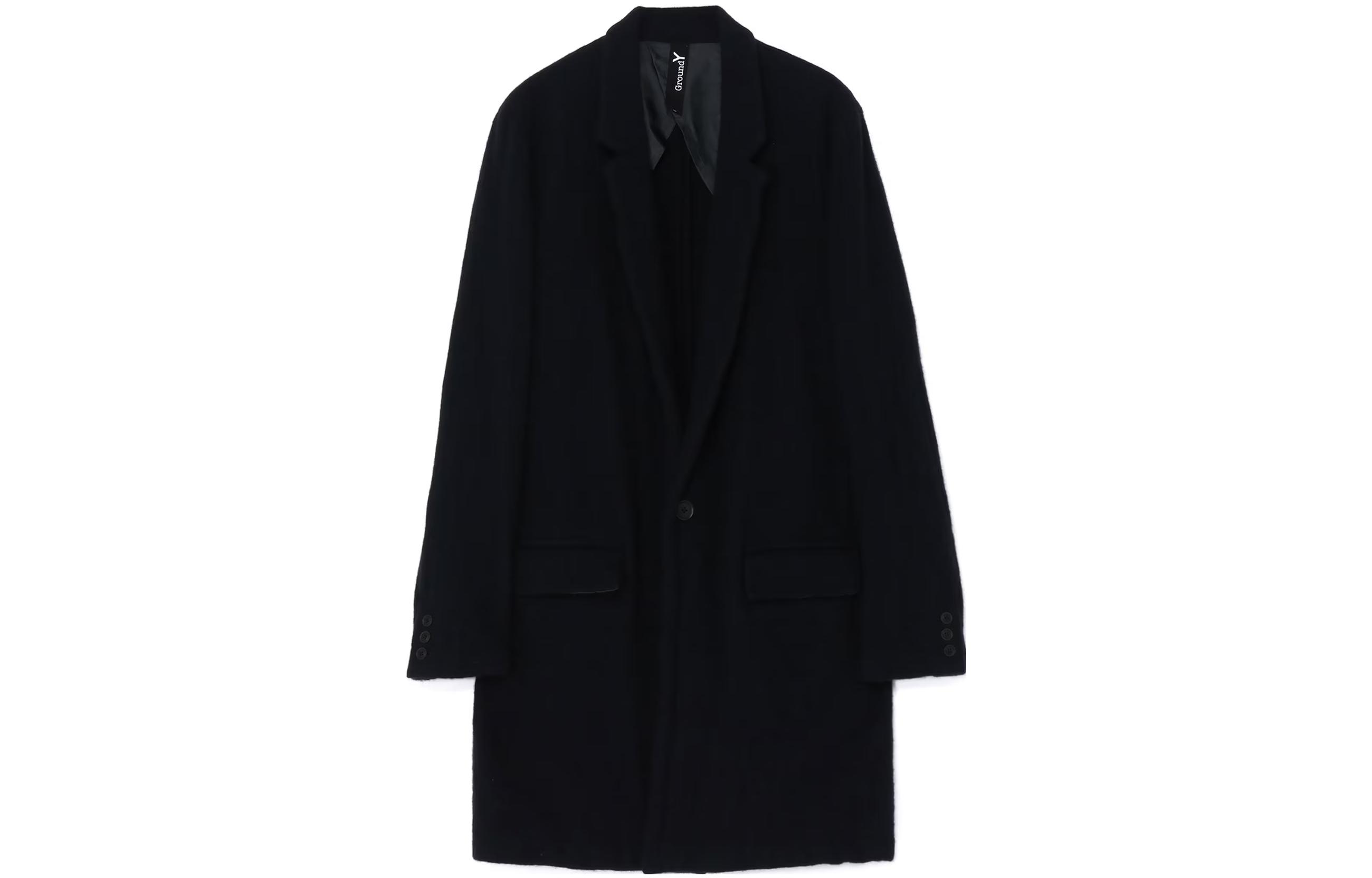 Yohji Yamamoto Ground Y Single-Button Navy Blue Jacket GE-J06-105-2