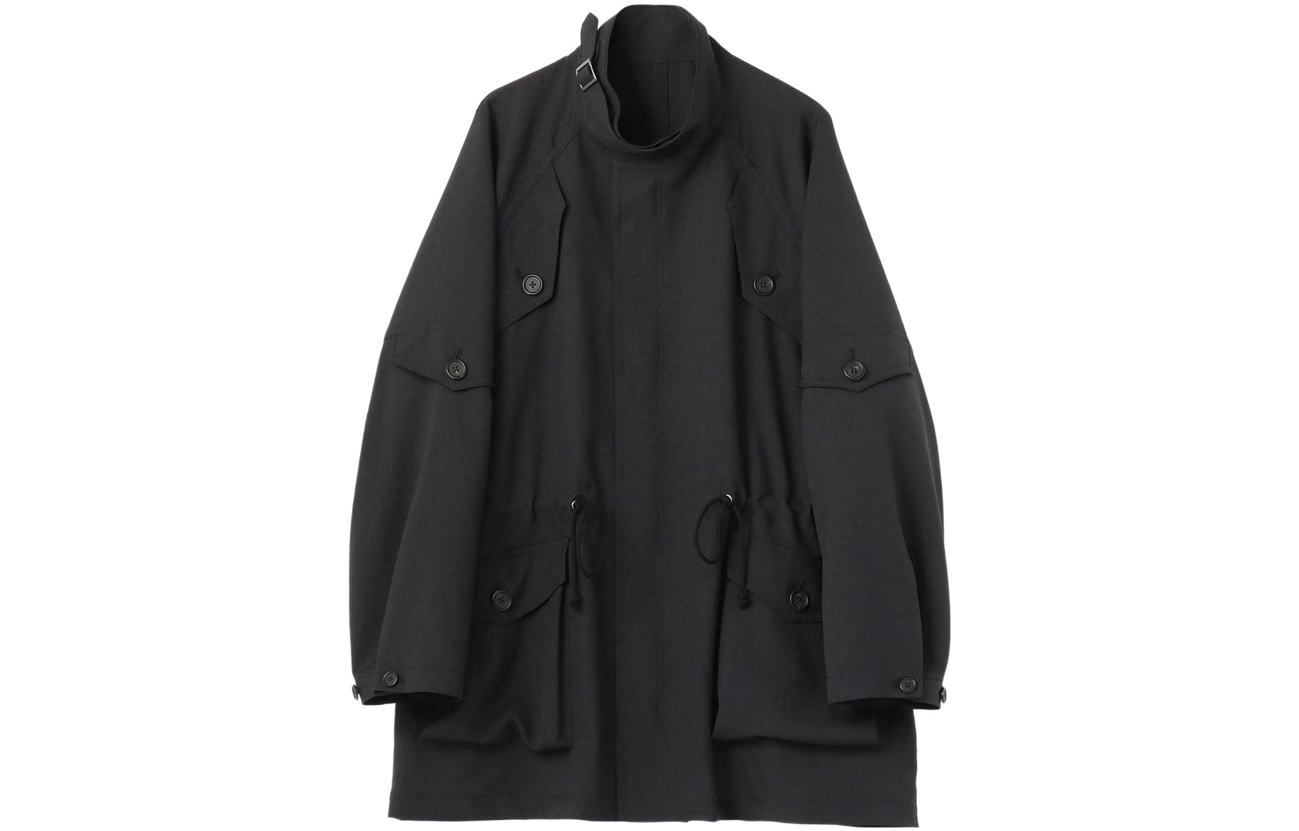 Yohji Yamamoto Ground Y SS22 Multi-Pocket Jacket Unisex Black UQ-Y02-904-1