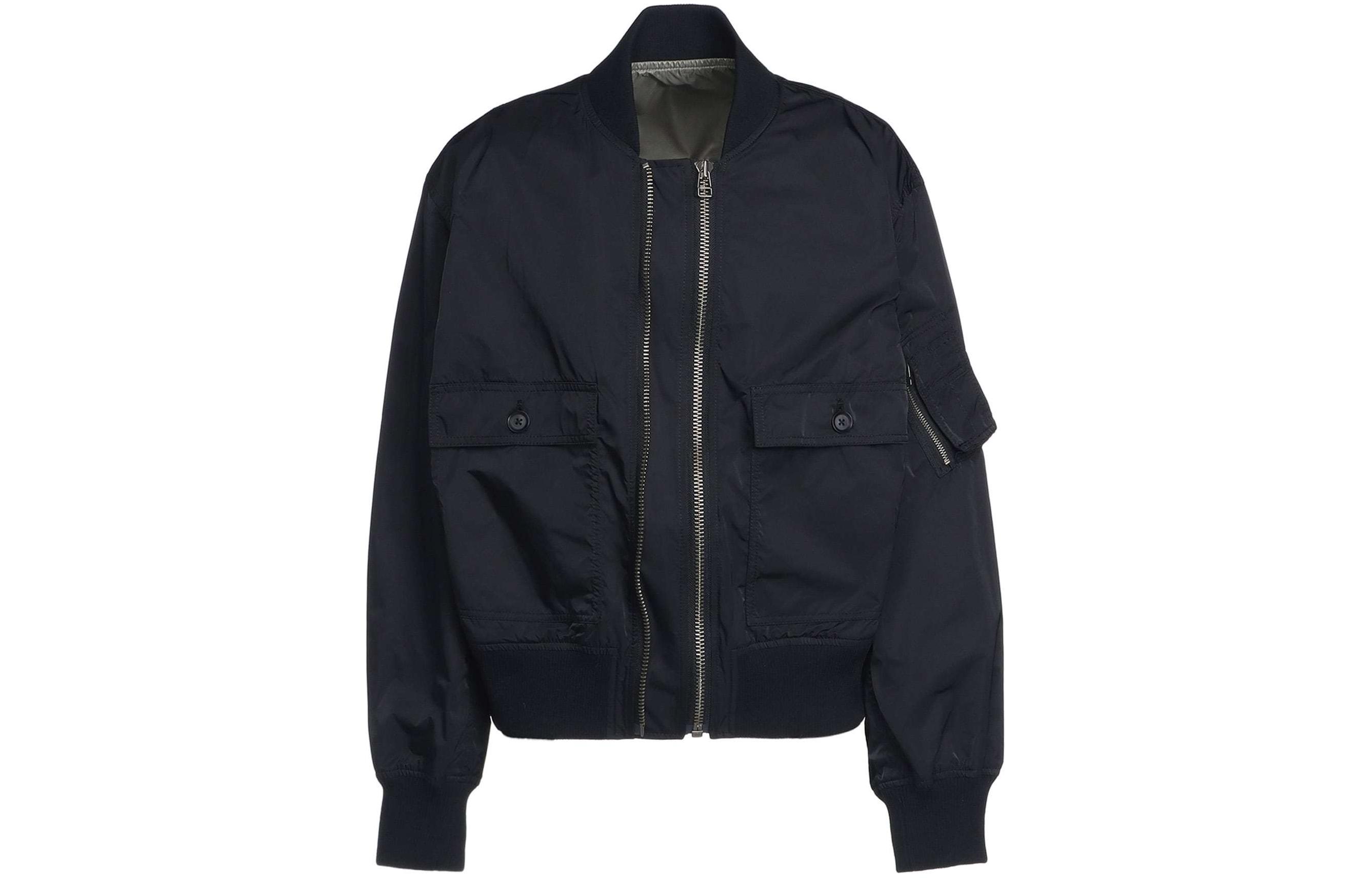 Yohji Yamamoto Ground Y SS24 Asymmetric Collar Jacket Unisex Black GS-J04-900-1