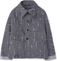 Yohji Yamamoto Navy Blue Unisex Casual Solid Long Sleeve Jacket YM-T20-676-1 Yohji Yamamoto Navy Blue Unisex Casual Solid Long Sleeve Jacket YM-T20-676-1