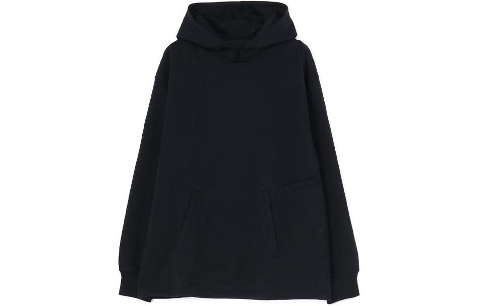 Yohji Yamamoto Oversized Black Hoodie - Casual Long Sleeve Pullover SS-T04-961-1