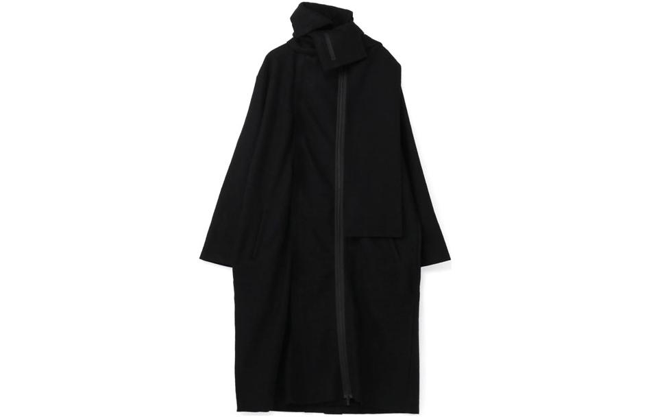Yohji Yamamoto Oversized Solid Color Hoodie Jacket Unisex - Black HX-T36-177-1