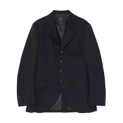 Yohji Yamamoto S'YTE 4-Button Lapel Jacket Unisex Black UV-J05-101-1-02