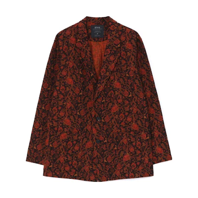 Yohji Yamamoto S'YTE All-Over Print Red Casual Long Sleeve Jacket Men UV-J11-035-1-02